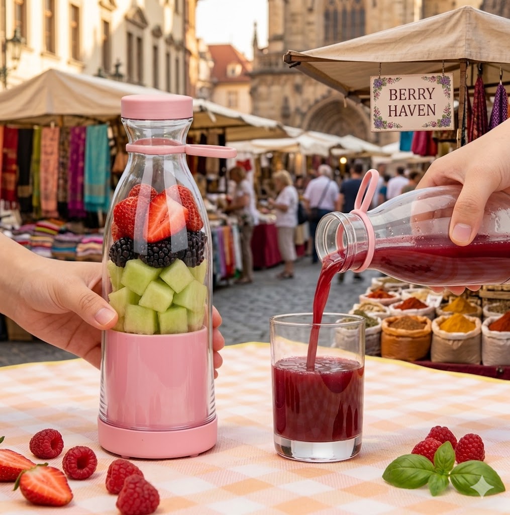 Portable Mini Juicer Bottle